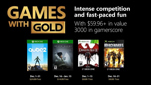 بازی‌های رایگان ماه دسامبر Xbox برای کاربران Gold مشخص شدند