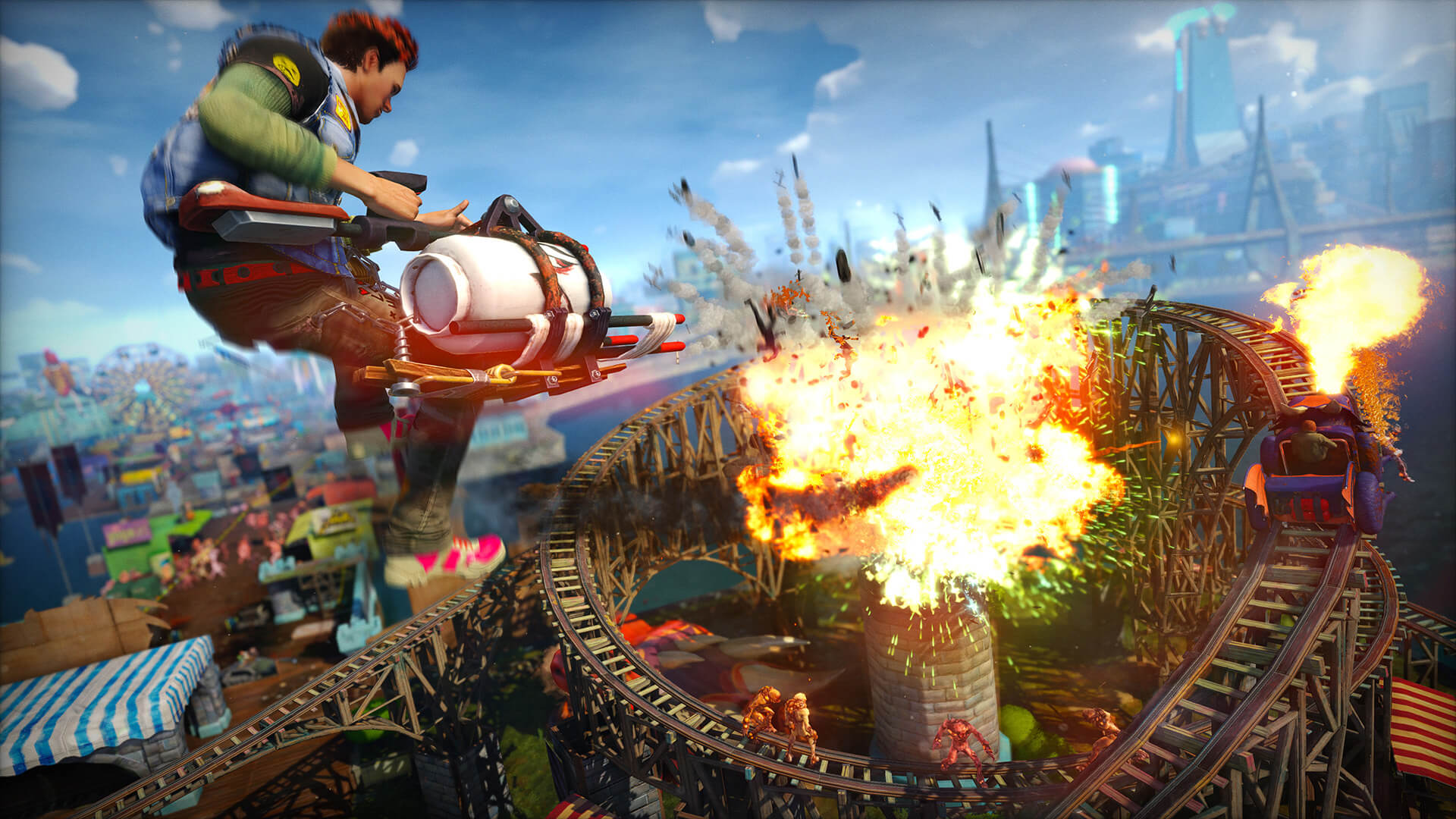 جزییات سیستم مورد نیاز Sunset Overdrive + چندین اسکرین‌شات نسخه PC بازی