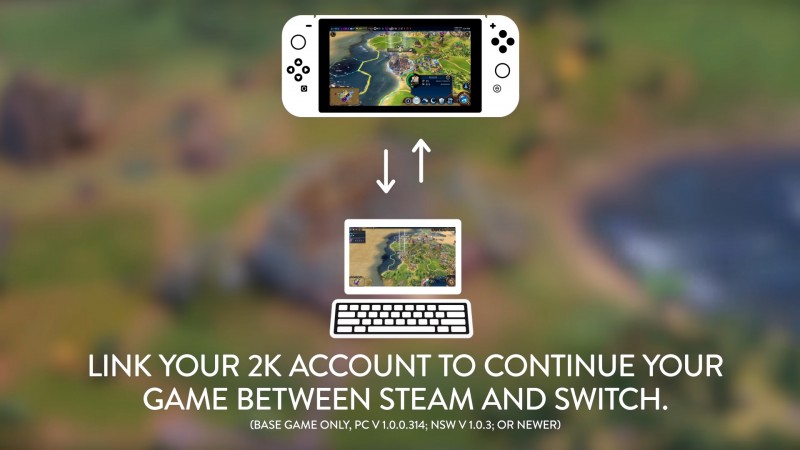 Civilization VI از قابلیت انتقال سیو بازی میان Steam و Switch بهره مند شد